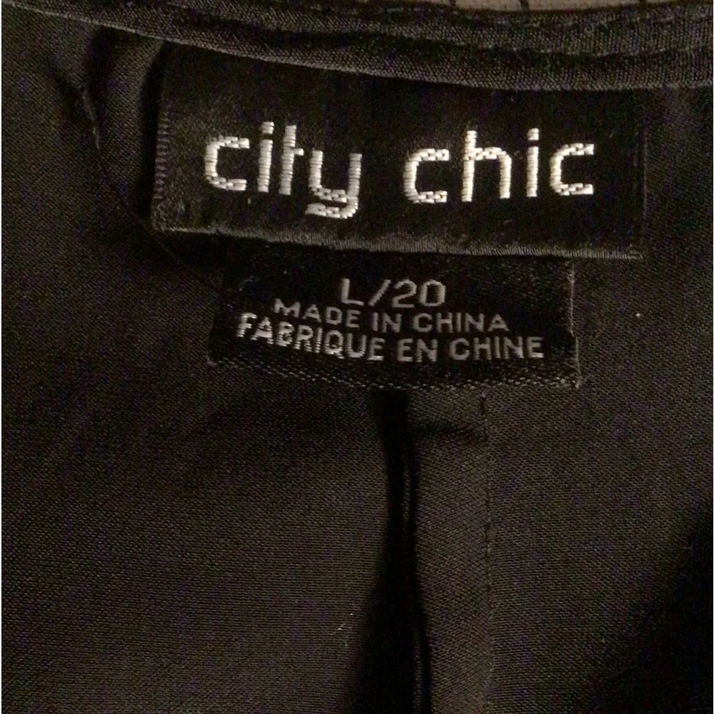 CITY CHIC BLACK RUFFLE MINI DRESS - Picture 7 of 14